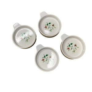 Pfaltzgraff 4-piece WINTERBERRY Fondue Tidbit Dishes Replacement Pieces